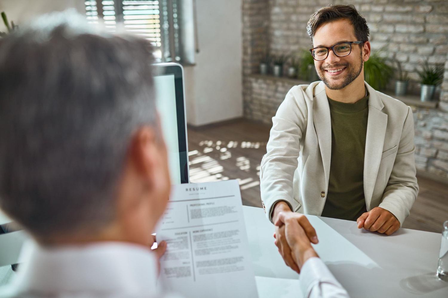 Mock interview session